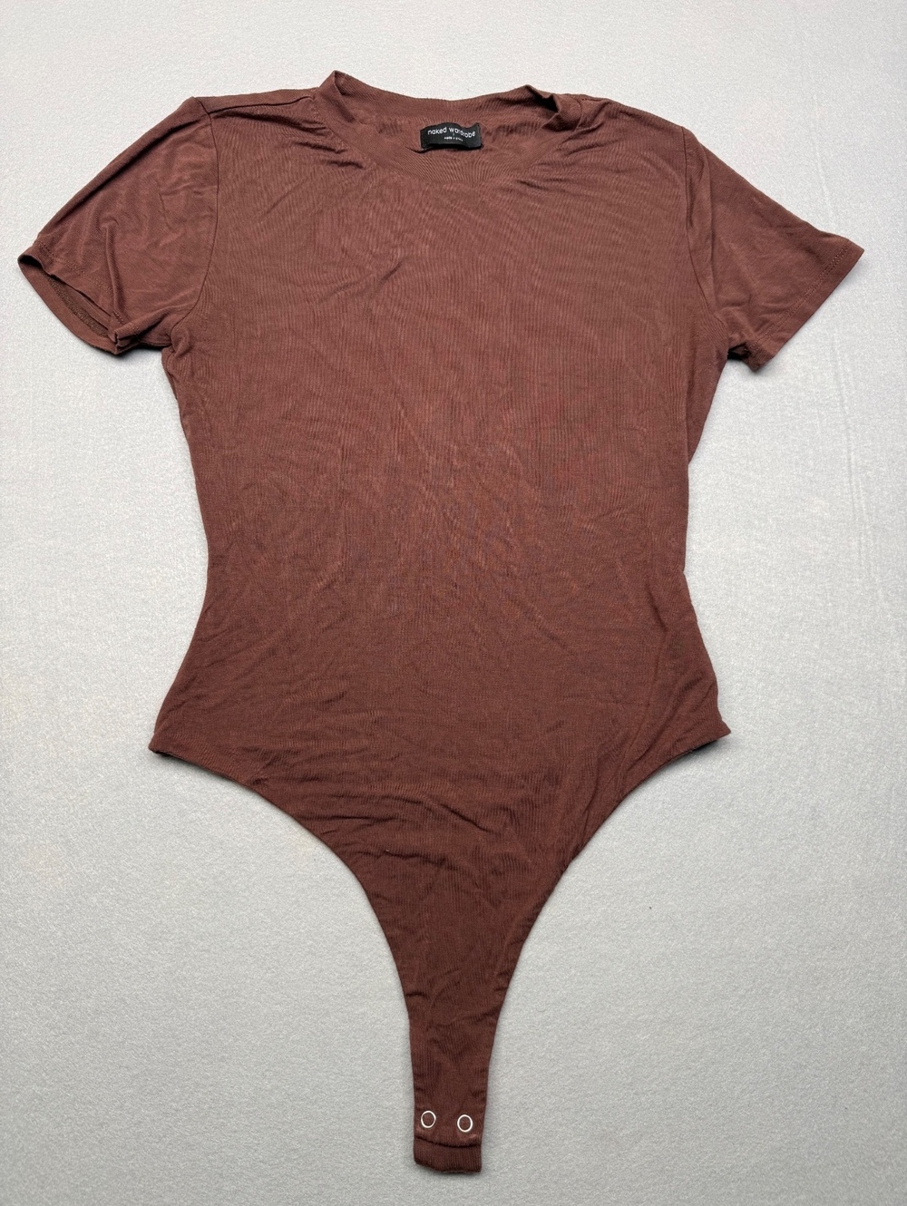 Naked Wardrobe Brown Bodysuit Women's Size 1